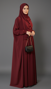 Namaz Gown - Maroon